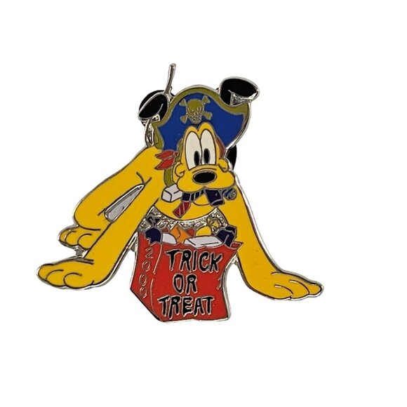 Disney Halloween 2000 Pluto Pirate Trick or Treat LE Pin 1200 - Picture 1 of 5